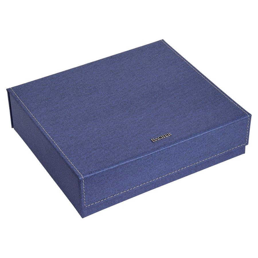 Schmuckbox Nora denim Store 1846 / Offizieller | blau SACHER – Manufaktur